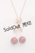 m petit by misako / チェリーネックレス  中金 Y-25-11-15-004-LO-AC-SZ-ZY