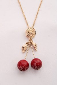 m petit by misako / チェリーネックレス  中金 Y-25-11-15-004-LO-AC-SZ-ZY