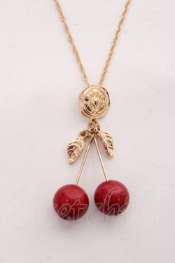 画像1: m petit by misako / チェリーネックレス  中金 Y-25-11-15-004-LO-AC-SZ-ZY