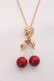 画像1: m petit by misako / チェリーネックレス  中金 Y-25-11-15-004-LO-AC-SZ-ZY (1)