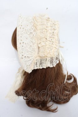 画像2: Hoshibako Works / サマーピクニック2wayボンネット  生成り Y-25-11-15-035-LO-AC-SZ-ZY