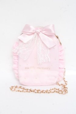 画像1: mellfy memory / パールチュールショルダーバック  ピンク Y-25-11-15-036-LO-BG-SZ-ZY