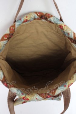 画像3: PINK HOUSE / チロリアンテープ柄巾着バッグ  ブラウン Y-25-11-15-037-LO-BG-SZ-ZY