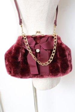 画像2: an another angelus / がま口ファーバッグ F ピンク Y-25-11-15-038-CA-BG-SZ-ZY