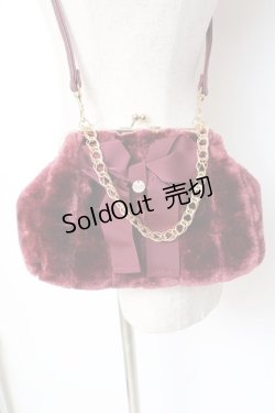 画像2: an another angelus / がま口ファーバッグ F ピンク Y-25-11-15-038-CA-BG-SZ-ZY