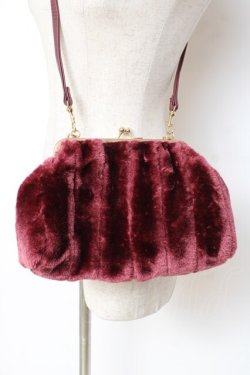 画像3: an another angelus / がま口ファーバッグ F ピンク Y-25-11-15-038-CA-BG-SZ-ZY