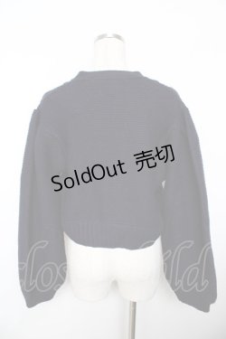 画像2: an another angelus / パール使いケーブルニットカーディガン F ネイビー Y-25-11-21-051-CA-TO-SZ-ZY