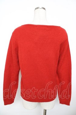 画像2: F i.n.t / 兵隊刺繍ニット F 赤 Y-25-11-21-054-CA-TO-SZ-ZY