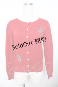 F i.n.t / イチゴ刺繍カーディガン F 赤 Y-25-11-21-055-CA-TO-SZ-ZY