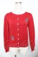 画像1: F i.n.t / イチゴ刺繍カーディガン F 赤 Y-25-11-21-055-CA-TO-SZ-ZY (1)