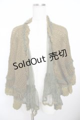 axes femme / メッシュニットカーデ  カーキ Y-25-11-21-006-AX-TO-SZ-ZY