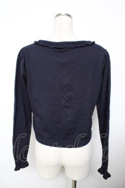 画像2: Amavel / ハートボタンカーディガン  ネイビー Y-25-11-21-060-CA-TO-SZ-ZY