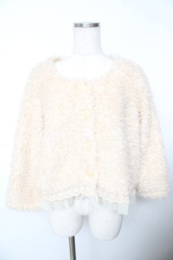 画像1: axes femme / ショートファーブルゾン  生成 Y-25-11-21-066-AX-CO-SZ-ZY