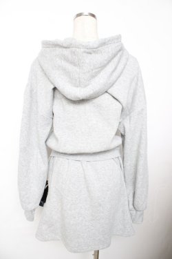 画像2: Ank Rouge / SetUp風パーカーワンピース M グレー Y-25-11-21-068-CA-OP-SZ-ZY