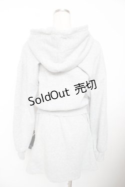 画像2: Ank Rouge / SetUp風パーカーワンピース M グレー Y-25-11-21-068-CA-OP-SZ-ZY
