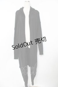 KILL STAR / VEXATION HOOD KNIT CARDI L 黒 Y-25-11-21-069-SL-OP-SZ-ZY