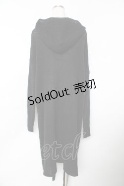画像2: KILL STAR / VEXATION HOOD KNIT CARDI L 黒 Y-25-11-21-069-SL-OP-SZ-ZY