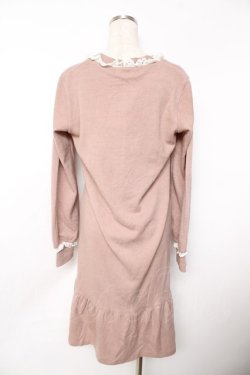 画像2: LODISPOTTO / ビジューボタンロングカーディガン  ピンク Y-25-11-21-070-LO-TO-SZ-ZY