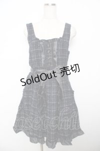 axes femme / ヨークフリルツイードジャンスカ  紺 Y-25-11-21-073-AX-OP-AS-ZY