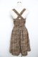 画像2: axes femme POETIQUE / ツイードレースアップワンピース M 茶 Y-25-11-21-074-AX-OP-SZ-ZY (2)