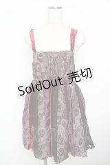 axes femme / パッチワークチュニック M ワイン Y-25-11-21-075-AX-OP-SZ-ZY