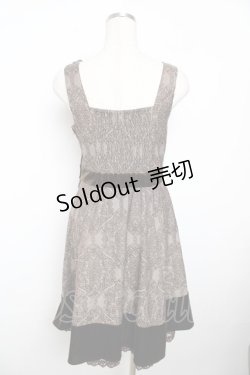 画像2: axes femme / オーナメントジャガードワンピース M 茶 Y-25-11-21-077-AX-OP-SZ-ZI