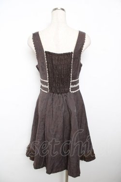 画像2: axes femme / ブーケ×バラJQジャンスカ  茶 Y-25-11-21-078-AX-OP-SZ-ZY