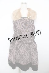 axes femme / ティペット付きW釦ワンピース M ワイン Y-25-11-21-080-AX-OP-SZ-ZY