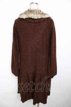 画像2: axes femme / ロングカーディガン  チャ Y-25-11-21-090-AX-TO-SZ-ZY