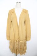 axes femme / ロングカーディガン  イエロー Y-25-11-21-091-AX-TO-SZ-ZY