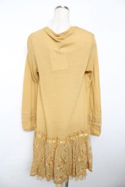 画像2: axes femme / ロングカーディガン  イエロー Y-25-11-21-091-AX-TO-SZ-ZY