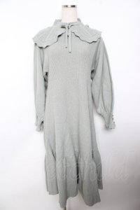 axes femme / 付け襟セットワンピース M ミント Y-25-11-21-095-AX-OP-SZ-ZI