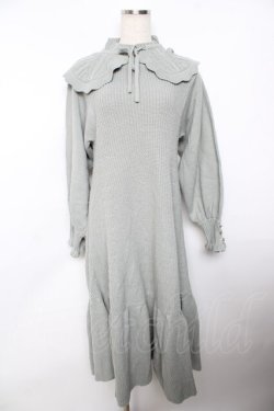 画像1: axes femme / 付け襟セットワンピース M ミント Y-25-11-21-095-AX-OP-SZ-ZY