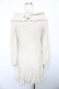 画像2: axes femme POETIQUE / オフショルニットワンピ M 生成り Y-25-11-21-097-AX-OP-SZ-ZY (2)