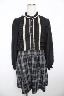 画像1: axes femme / ワンピース M 黒 Y-25-11-21-099-AX-OP-SZ-ZY