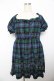 画像1: Jane Marple / タータンチェックワンピース M グリーン Y-25-11-21-103-JM-OP-SZ-ZY (1)