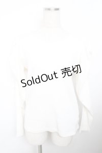 axes femme POETIQUE / パワショルリブカットプルオーバー M 生成り Y-25-11-21-011-AX-TO-SZ-ZY