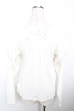 画像2: axes femme POETIQUE / パワショルリブカットプルオーバー M 生成り Y-25-11-21-011-AX-TO-SZ-ZY