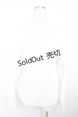 画像2: axes femme POETIQUE / パワショルリブカットプルオーバー M 生成り Y-25-11-21-011-AX-TO-SZ-ZY