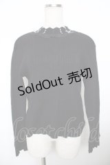 axes femme POETIQUE / プチスタンドニットプル M 黒 Y-25-11-21-014-AX-TO-SZ-ZY