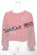 axes femme kawaii / 【Disney】ファンタジア／ニットカーデ M 赤 Y-25-11-21-017-AX-TO-SZ-ZY