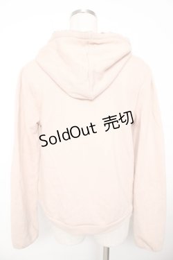 画像2: axes femme / ビーズテープポケットパーカー  ピンク Y-25-11-21-021-AX-TO-AS-ZY