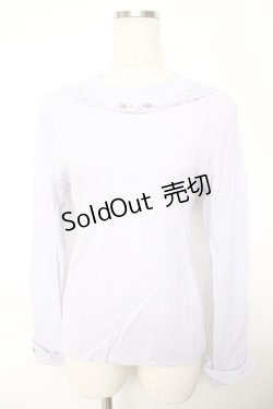 画像1: axes femme / バラボトルネックニットプルオーバー M ラベンダー Y-25-11-21-025-AX-TO-SZ-ZY