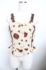 axes femme NOSTALGIE / ローズゴブランビスチェ M 生成り Y-25-11-21-003-AX-TO-SZ-ZY