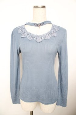 画像1: axes femme / トップス M サックス Y-25-11-21-027-AX-TO-SZ-ZY