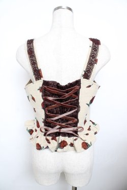 画像2: axes femme NOSTALGIE / ローズゴブランビスチェ M 生成り Y-25-11-21-003-AX-TO-SZ-ZY