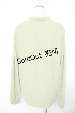 画像2: axes femme / チャイナ釦マオカラートップス M グリーン Y-25-11-21-030-AX-TO-SZ-ZI