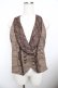 画像1: axes femme POETIQUE / レースフリルベスト  茶 Y-25-11-21-004-AX-TO-SZ-ZY (1)