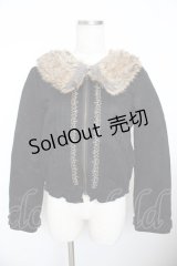 axes femme / ファー襟ブルゾン M 黒 Y-25-11-21-037-AX-TO-SZ-ZY