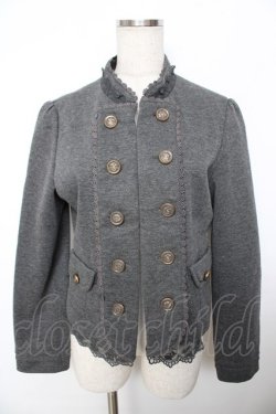 画像1: axes femme / ナポレオン風カットジャケット M グレー Y-25-11-21-040-AX-JA-SZ-ZY